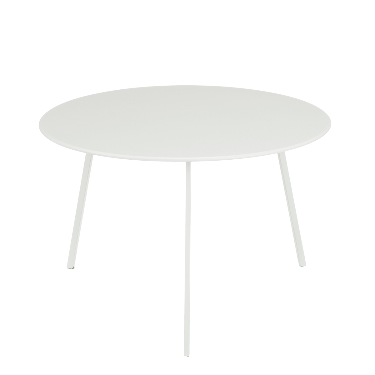 Seatle Bijzettafel voor Buiten - H38 x Ø58 cm - Metaal - Wit