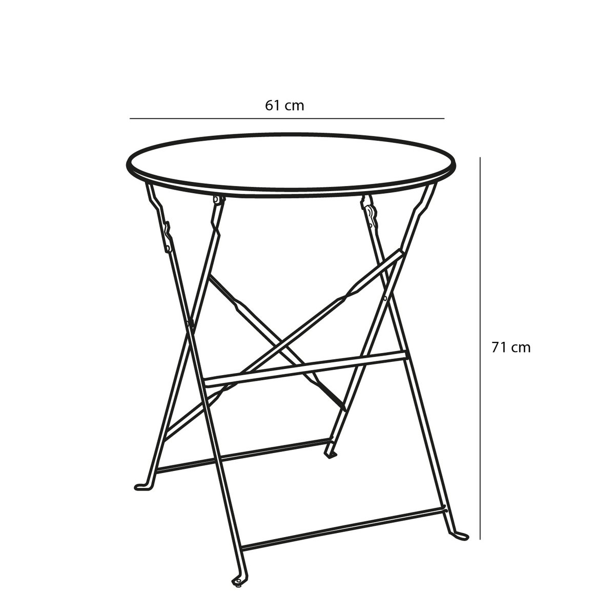 Laurence Bistroset - Set van 3 - Metaal - Wit