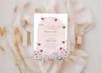 A Little Butterfly Is on the Way Baby Shower Invite | Pink Boho Butterflies | 5×7 Canva Template | Editable Printable Digital Download