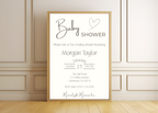Minimalist Baby Shower Invitation | Classic Gender Neutral Modern Design | Beige Editable Printable Digital Download Boy Girl Design Invite