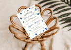 Someone Berry Sweet Is On the Way Baby Shower Invite Blueberries Canva Template | Editable Printable Digital Download Blueberry Baby Shower