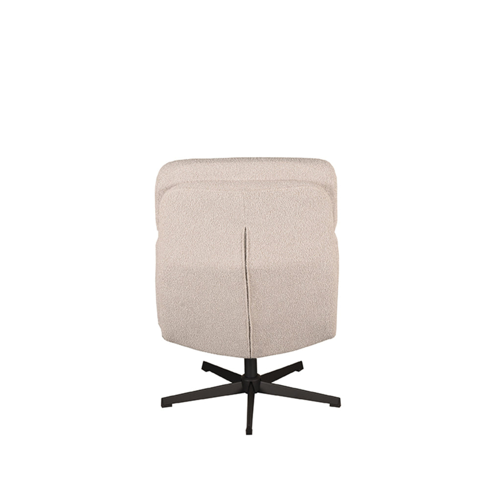 Draaifauteuil Alvar + Ottomane 53x57x83 cm