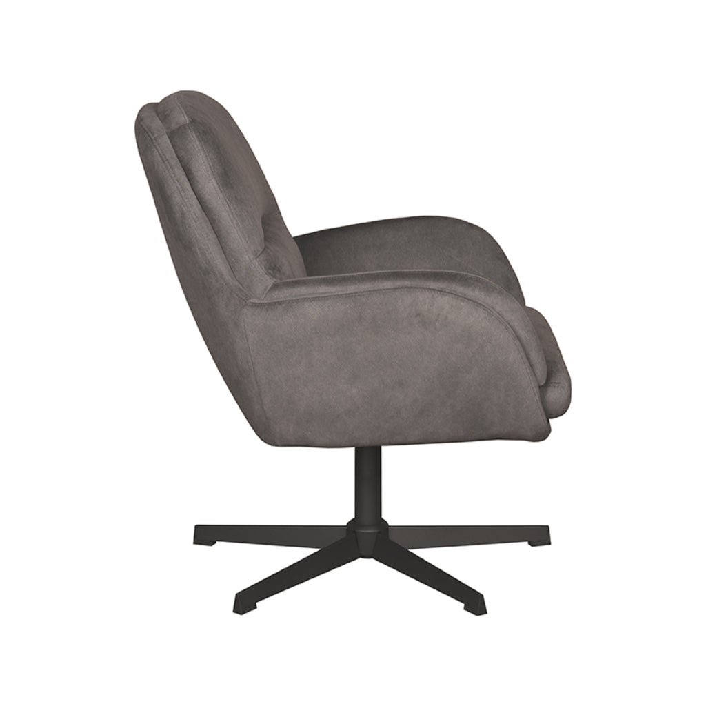 Draaifauteuil Moss Antraciet