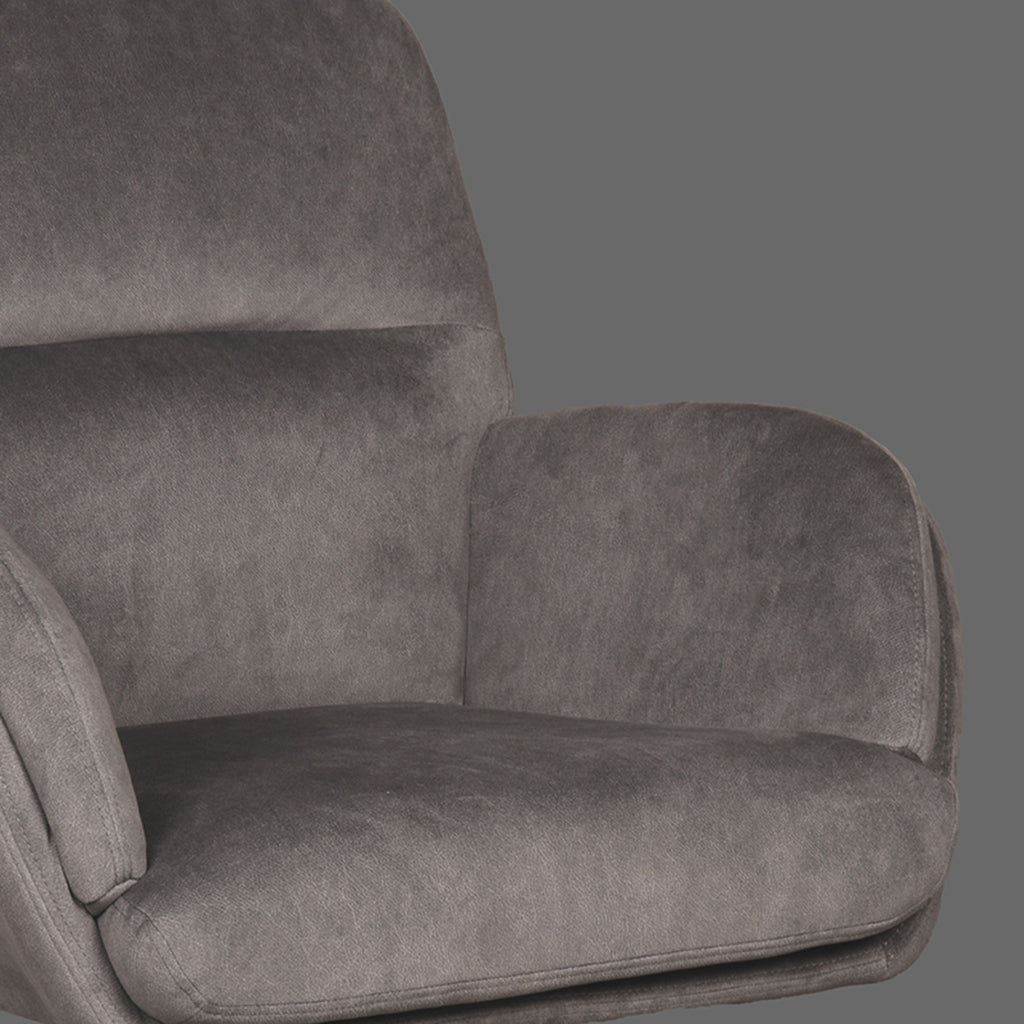 Draaifauteuil Moss Antraciet