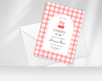 Cherry on Top Birthday Invitation | Editable Canva Template | Sweet Cherry Theme Party Invite | Printable Digital Download for Girls