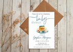 Blueberry Baby Shower Invitation Editable Canva Template Blueberry Pancake Sweet Brunch Invite Printable Digital Download Baby on the Way